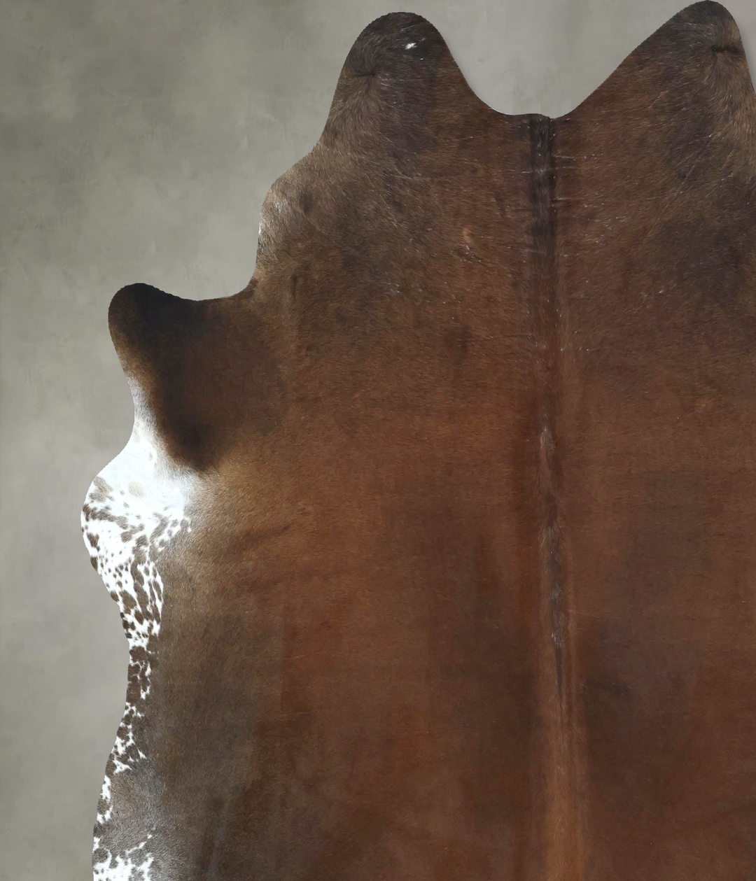 Warm Caramel XX-Large Brazilian Cowhide Rug 7'6"H x 6'11"W #B20464 by 