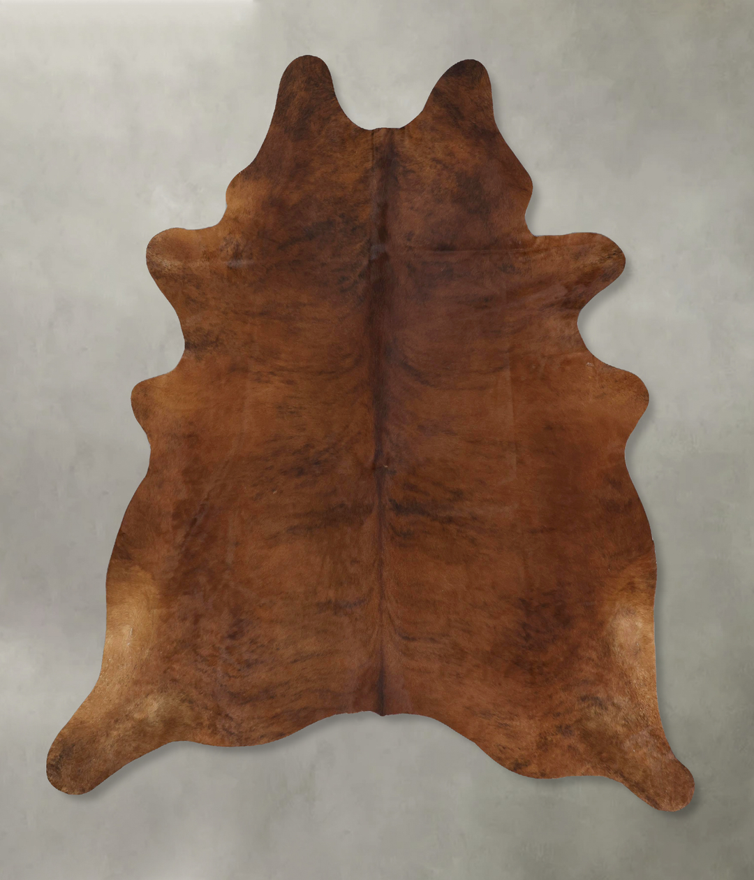 Medium Brindle XX-Large Brazilian Cowhide Rug 8'2"H x 6'10"W #B20468 b