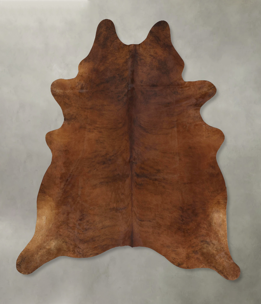 Medium Brindle XX-Large Brazilian Cowhide Rug 8'2"H x 6'10"W #B20468 by Hudson Hides