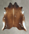 Brown and White Regular X-Large Brazilian Cowhide Rug 7'3