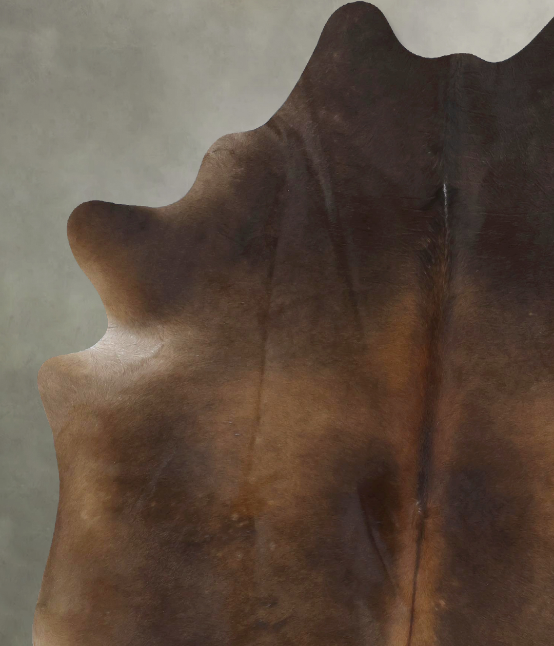 Chocolate X-Large Brazilian Cowhide Rug 7'8"H x 5'10"W #B20497 by Huds