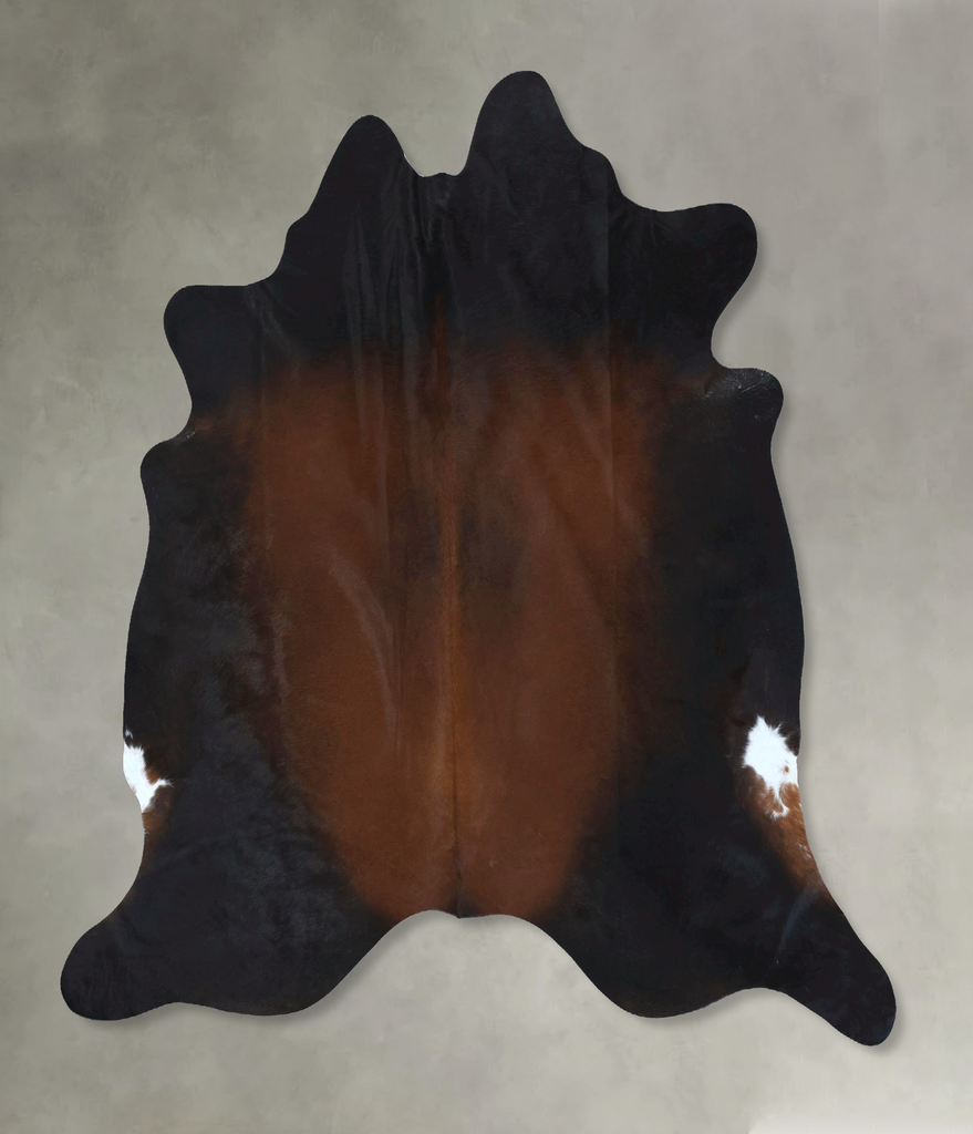 Warm Caramel X-Large Brazilian Cowhide Rug 7'4"H x 6'9"W #B20508 by Hudson Hides