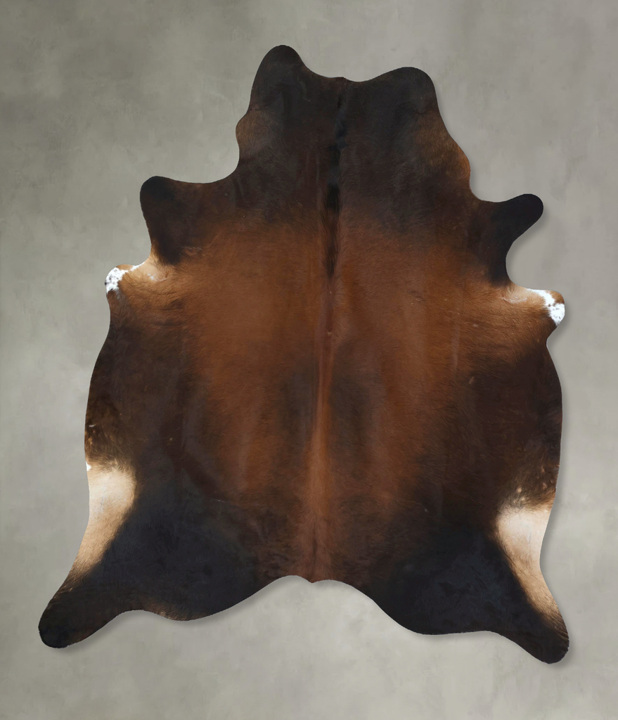Warm Caramel XX-Large Brazilian Cowhide Rug 7'9"H x 6'7"W #B20513 by Hudson Hides