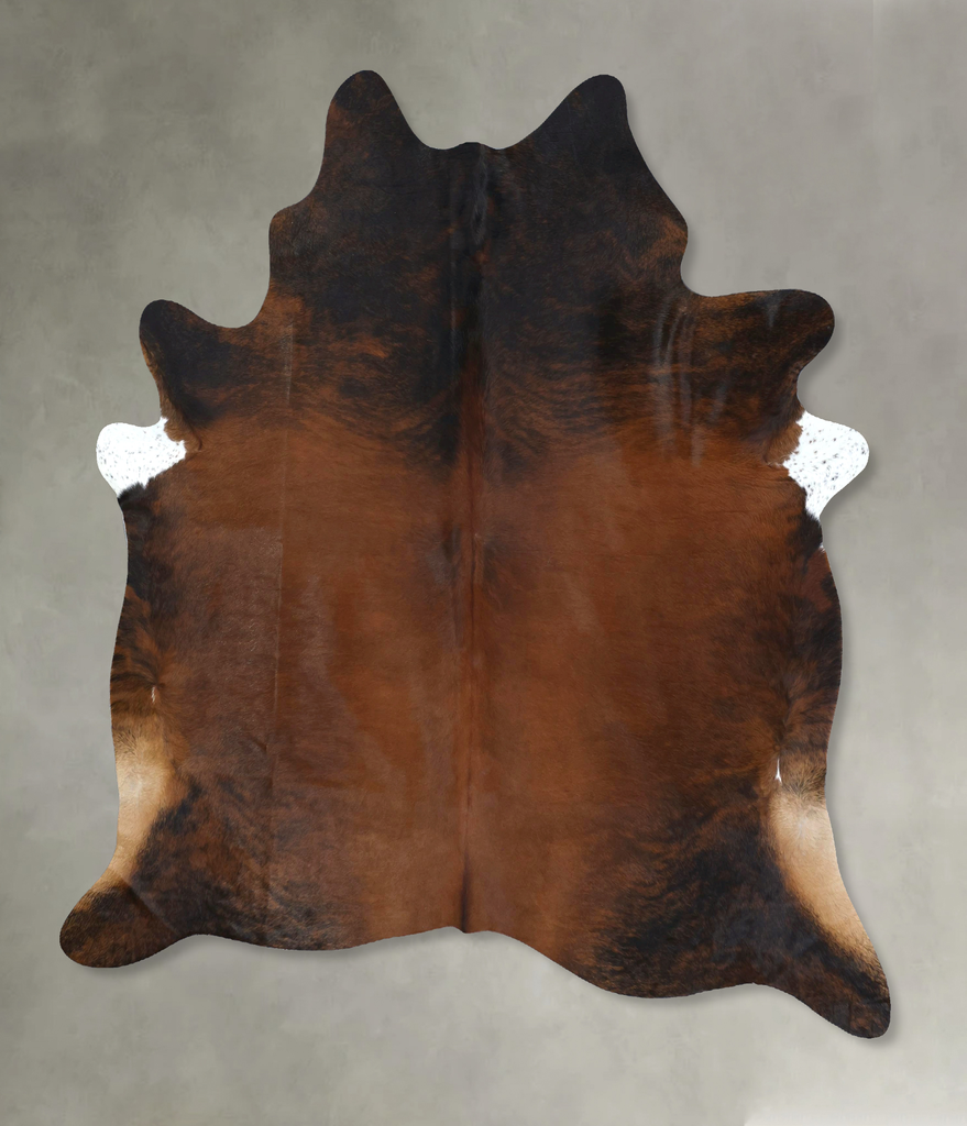Warm Caramel XX-Large Brazilian Cowhide Rug 7'9"H x 6'8"W #B20520 by Hudson Hides