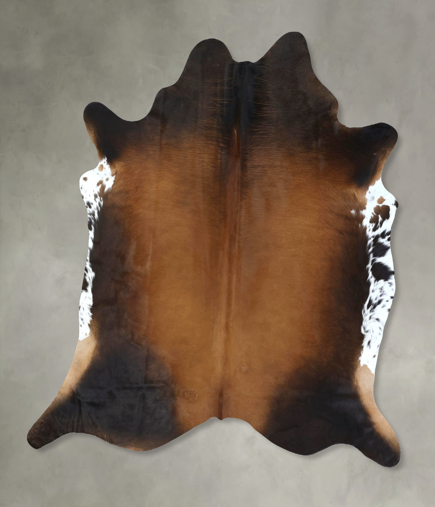 Warm Caramel X-Large Brazilian Cowhide Rug 7'2"H x 6'4"W #B20534 by Hudson Hides