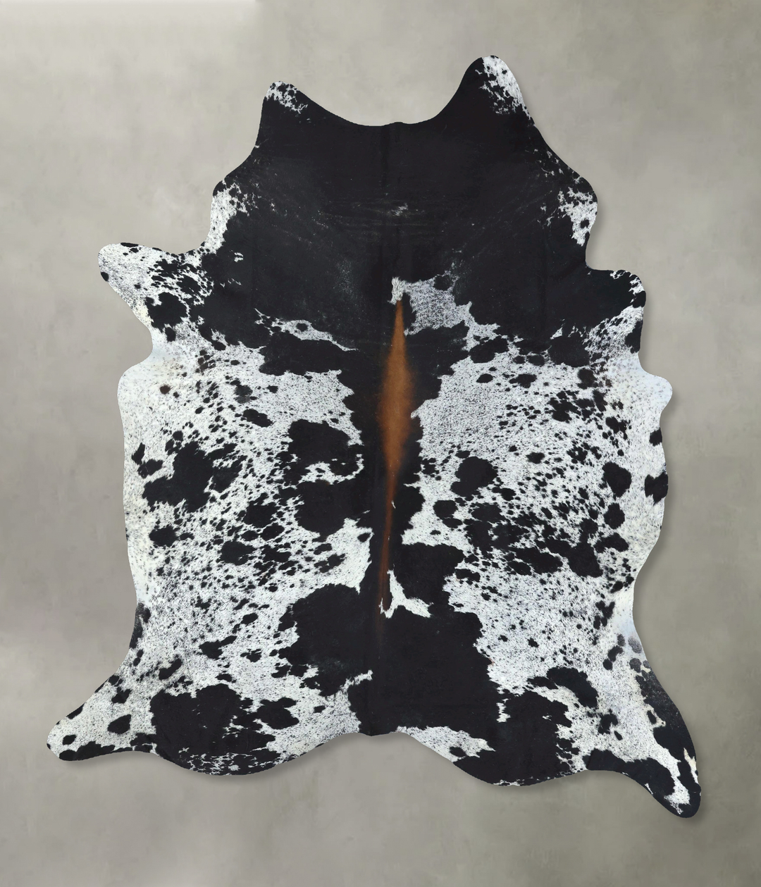 Chocolate and White XX-Large Brazilian Cowhide Rug 8'11"H x 6'9"W #B20