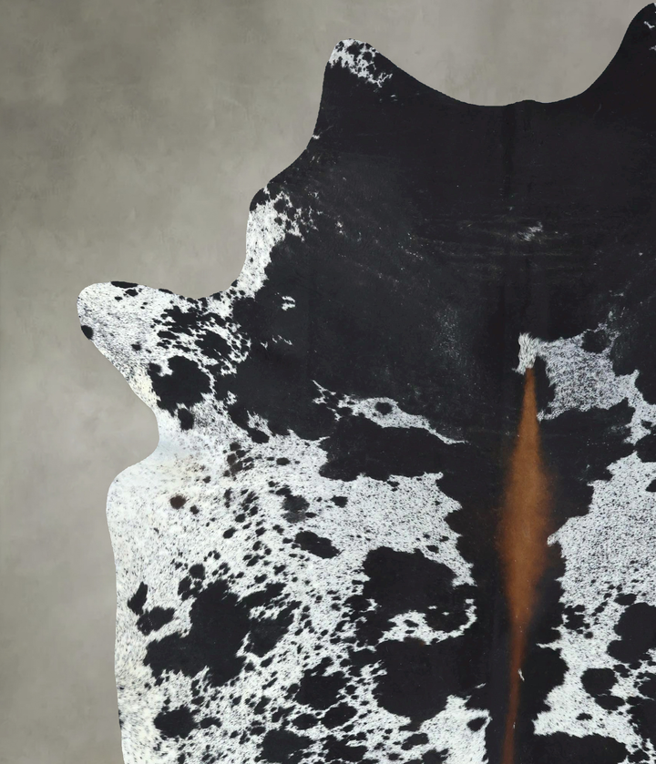 Chocolate and White XX-Large Brazilian Cowhide Rug 8'11"H x 6'9"W #B20537 by Hudson Hides