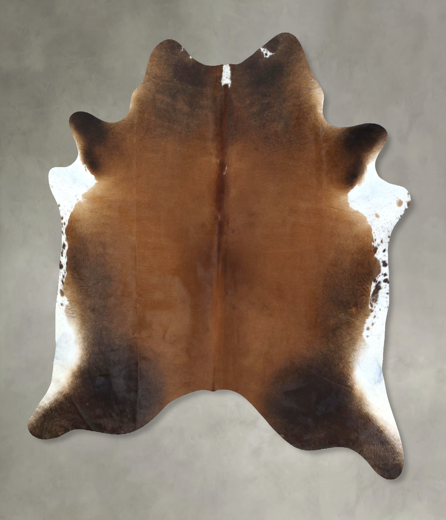 Warm Caramel X-Large Brazilian Cowhide Rug 7'6"H x 6'5"W #B20545 by Hudson Hides