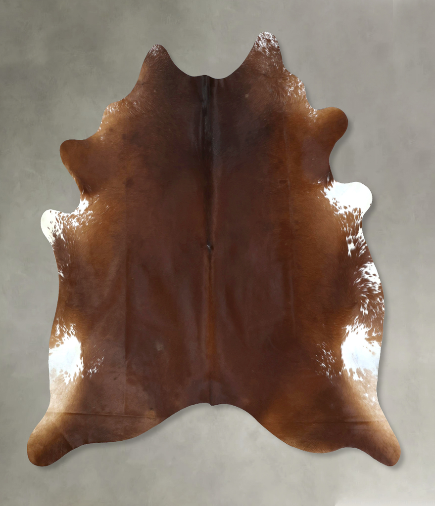 Warm Caramel XX-Large Brazilian Cowhide Rug 7'10"H x 7'0"W #B20557 by Hudson Hides
