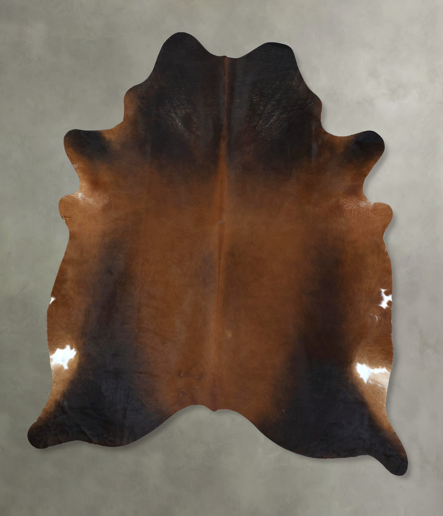 Warm Caramel XX-Large Brazilian Cowhide Rug 8'2"H x 6'10"W #B20577 by Hudson Hides