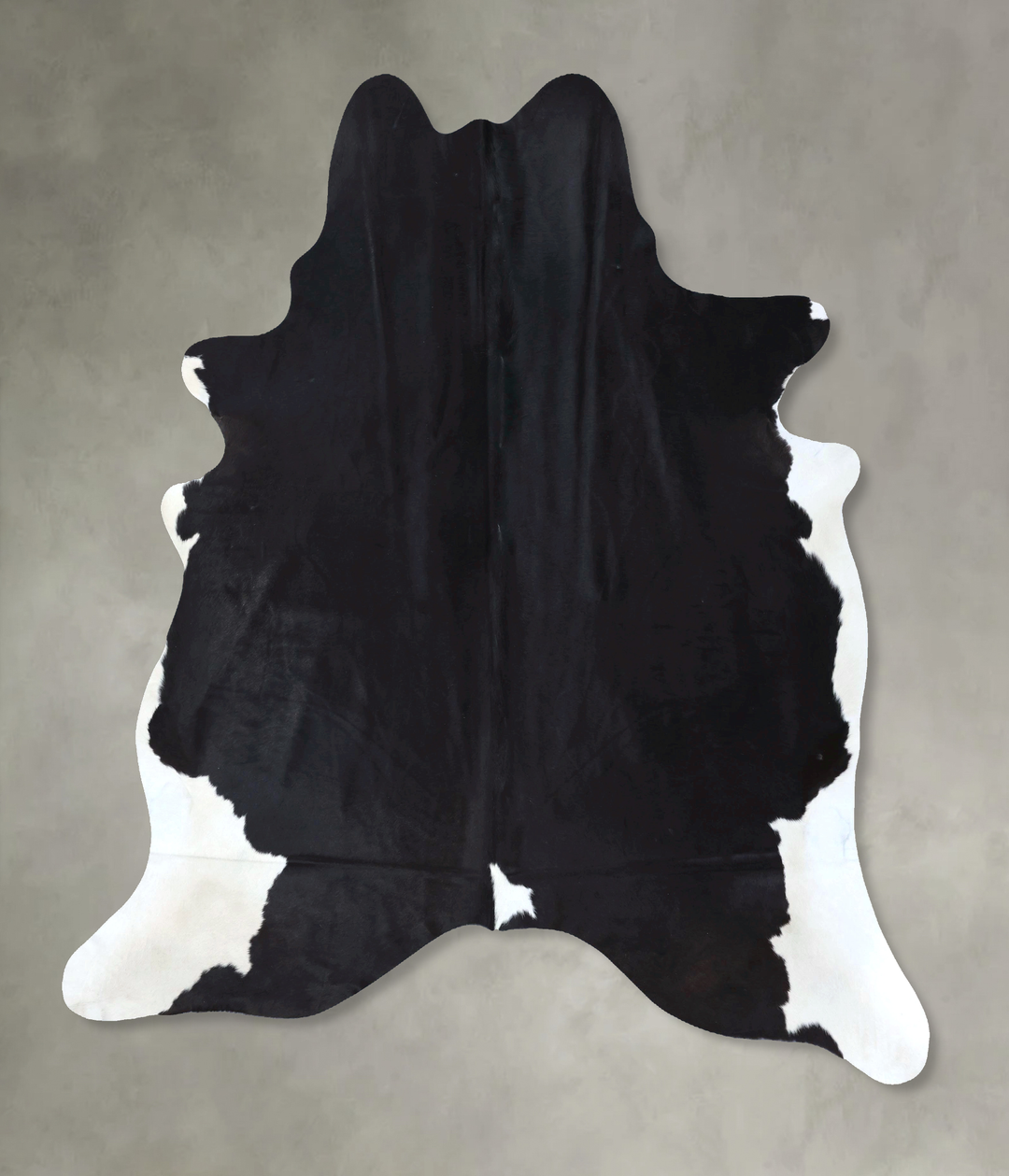 Black and White XX-Large Brazilian Cowhide Rug 8'2"H x 7'1"W #B20593 b