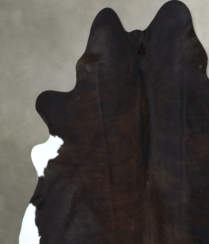 Dark Brindle XX-Large Brazilian Cowhide Rug 7'7"H x 6'8"W #B20597 by Hudson Hides