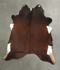 Warm Caramel X-Large Brazilian Cowhide Rug 7'4