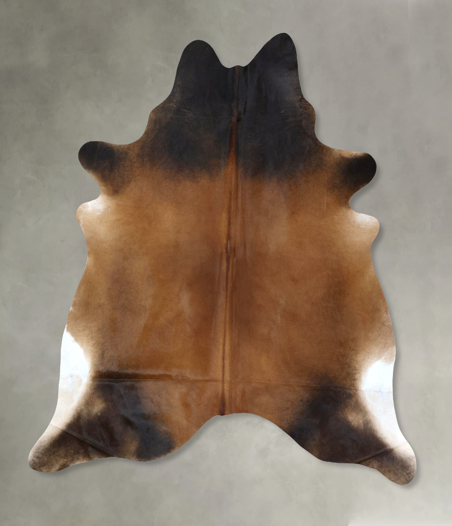 Warm Caramel XX-Large Brazilian Cowhide Rug 8'8"H x 7'5"W #B20604 by Hudson Hides