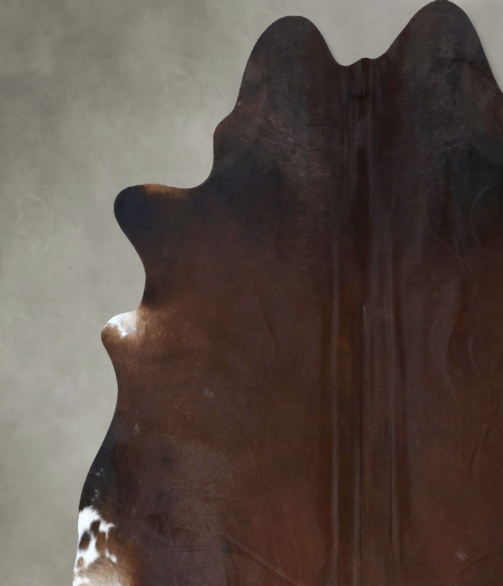 Warm Caramel XX-Large Brazilian Cowhide Rug 7'9"H x 7'5"W #B20605 by Hudson Hides