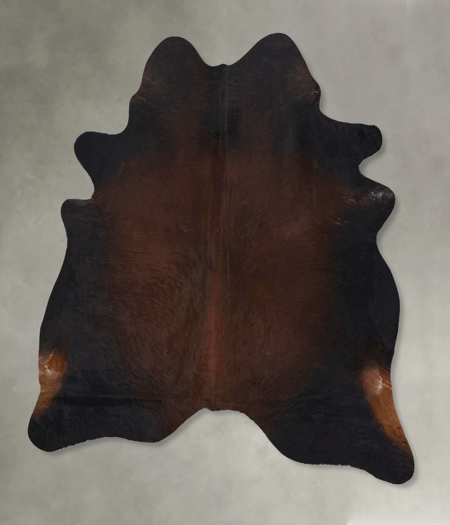 Warm Caramel X-Large Brazilian Cowhide Rug 7'8"H x 6'5"W #B20610 by Hudson Hides