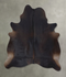 Chocolate X-Large Brazilian Cowhide Rug 7'5