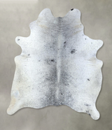 Salt and Pepper Black XX-Large Brazilian Cowhide Rug 8'0"H x 6'5"W #B20614 by Hudson Hides