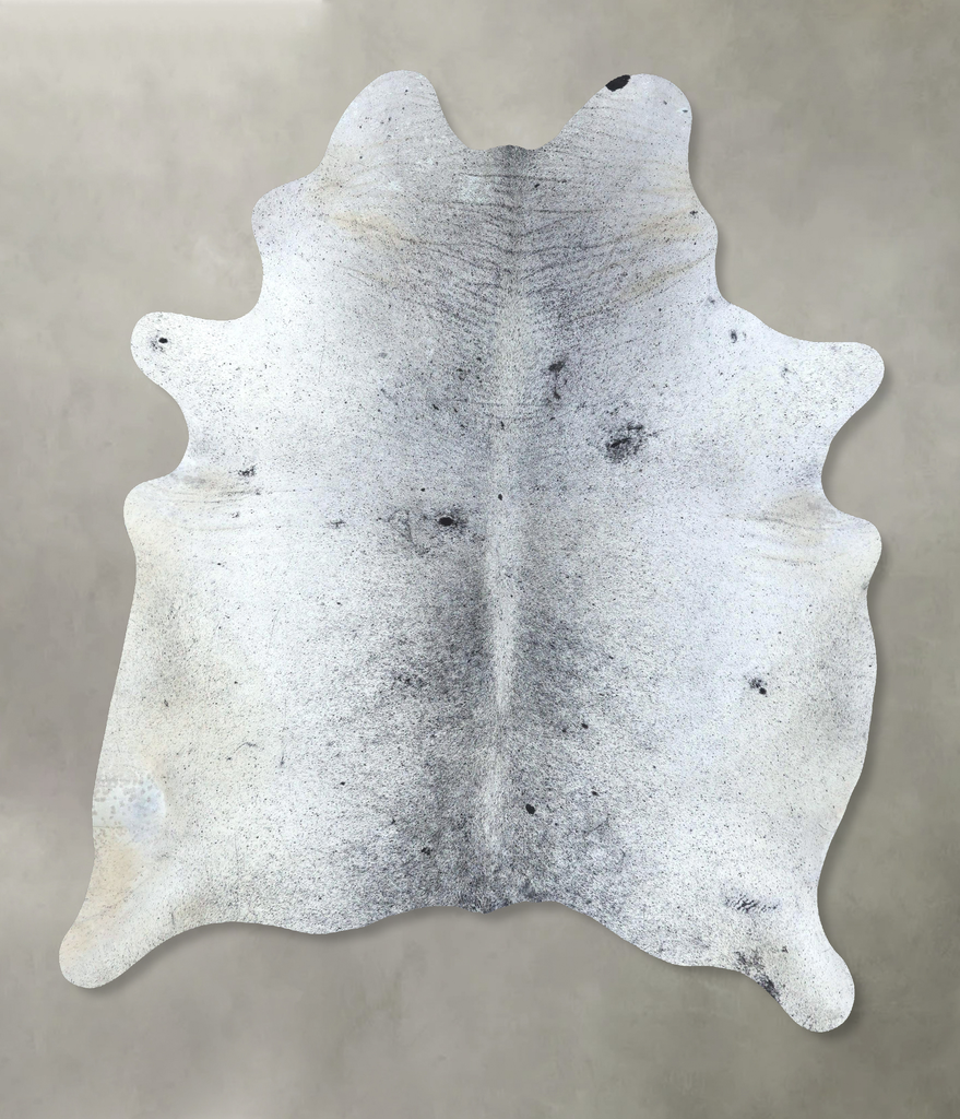Salt and Pepper Black XX-Large Brazilian Cowhide Rug 8'0"H x 6'5"W #B20614 by Hudson Hides
