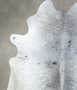 Salt and Pepper Black XX-Large Brazilian Cowhide Rug 8'0"H x 6'5"W #B20614 by Hudson Hides