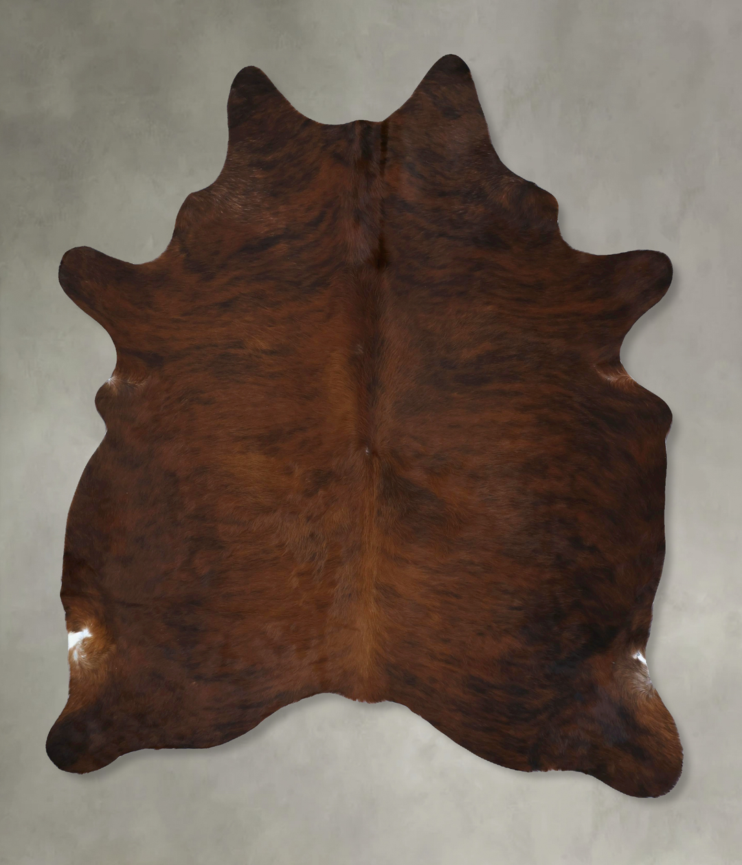 Dark Brindle XX-Large Brazilian Cowhide Rug 8'5"H x 6'5"W #B20620 by H