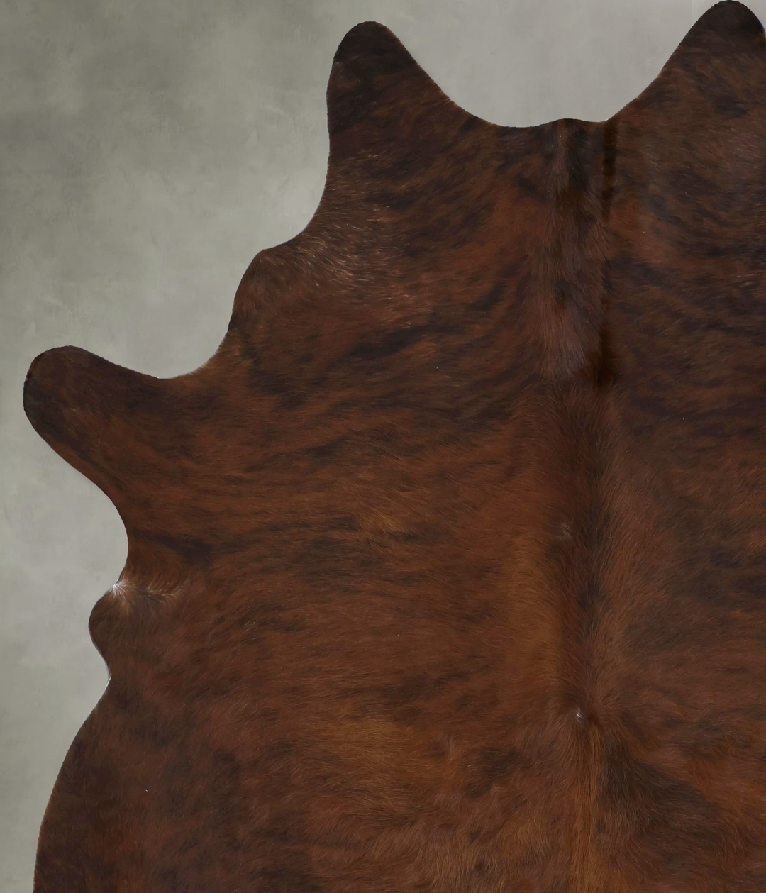 Dark Brindle XX-Large Brazilian Cowhide Rug 8'5"H x 6'5"W #B20620 by H