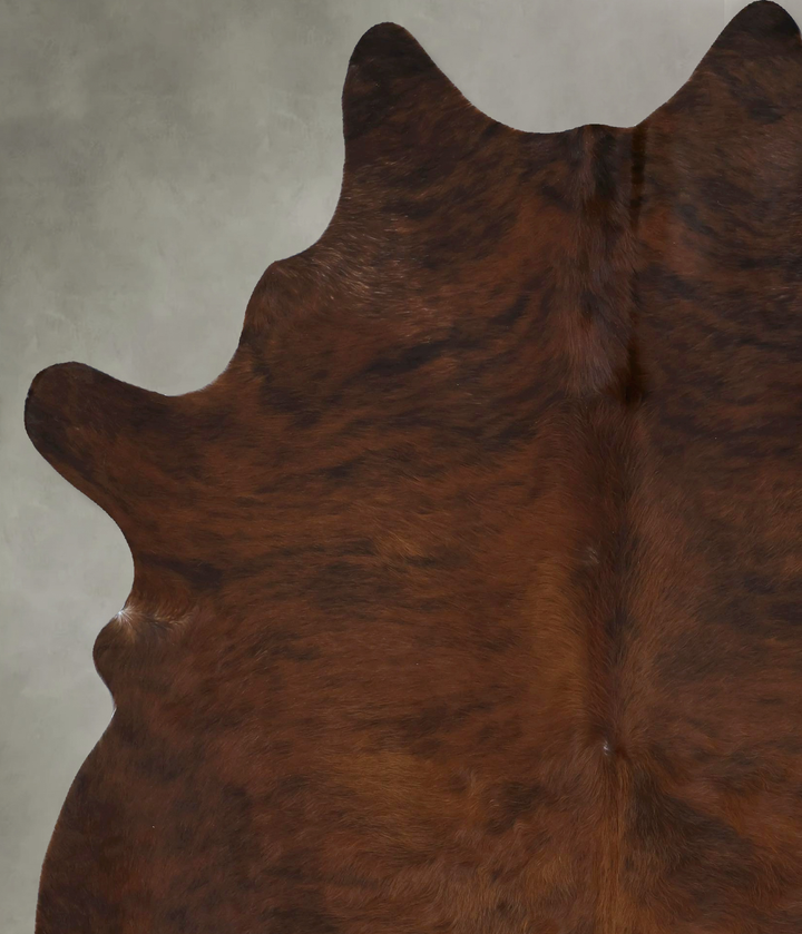 Dark Brindle XX-Large Brazilian Cowhide Rug 8'5"H x 6'5"W #B20620 by Hudson Hides