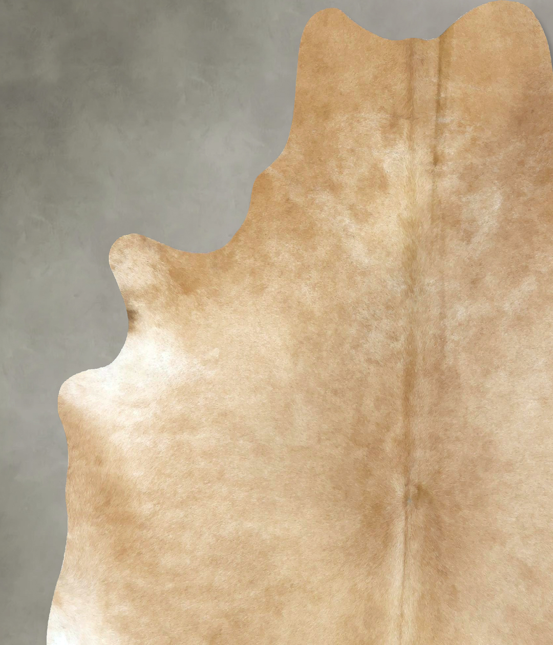 Beige X-Large Brazilian Cowhide Rug 7'4"H x 6'7"W #B20621 by Hudson Hi