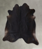 Solid Black X-Large Brazilian Cowhide Rug 6'11