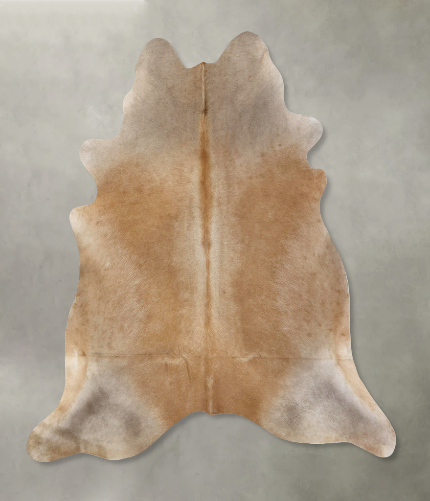Light Caramel XX-Large Brazilian Cowhide Rug 7'6"H x 7'0"W #B20636 by Hudson Hides