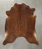Solid Brown X-Large Brazilian Cowhide Rug 7'2