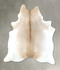 Ivory with Beige XX-Large Brazilian Cowhide Rug 8'8