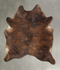 Dark Brindle X-Large Brazilian Cowhide Rug 7'6