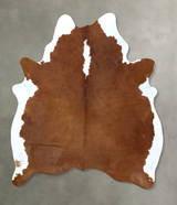 Hereford X-Large Brazilian Cowhide Rug 7'4"H x 6'1"W #B20652 by Hudson Hides