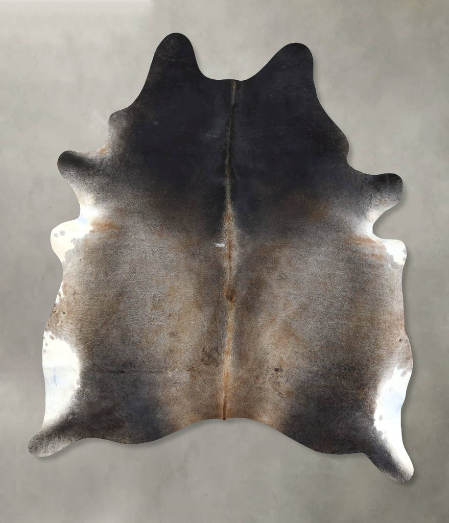 Dark Grey XX-Large Brazilian Cowhide Rug 8'6"H x 6'4"W #B20654 by Hudson Hides