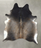 Dark Grey XX-Large Brazilian Cowhide Rug 8'6