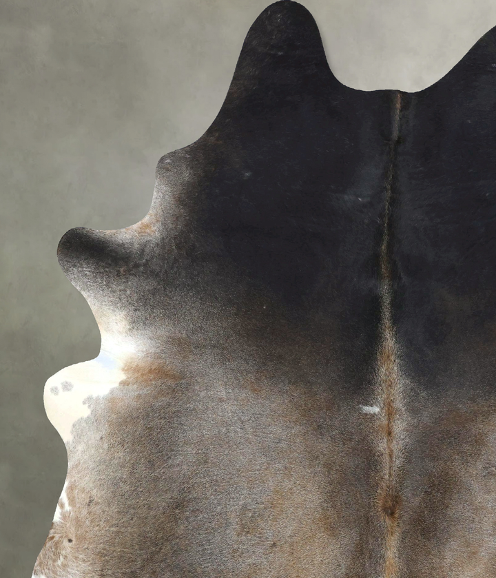 Dark Grey XX-Large Brazilian Cowhide Rug 8'6"H x 6'4"W #B20654 by Hudson Hides