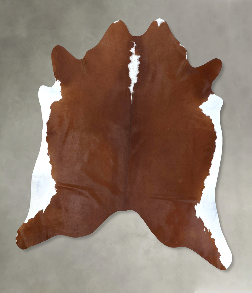 Hereford XX-Large Brazilian Cowhide Rug 7'5"H x 7'2"W #B20661 by Hudson Hides