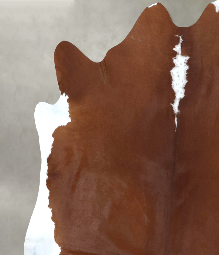 Hereford XX-Large Brazilian Cowhide Rug 7'5"H x 7'2"W #B20661 by Hudson Hides