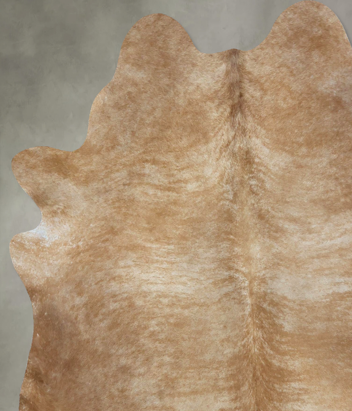 Light Caramel X-Large Brazilian Cowhide Rug 7'4"H x 5'11"W #B20663 by Hudson Hides