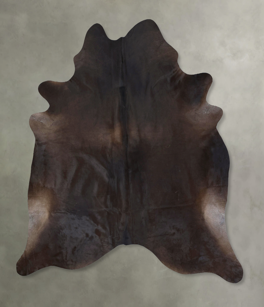 Chocolate XX-Large Brazilian Cowhide Rug 8'3"H x 7'1"W #B20672 by Huds