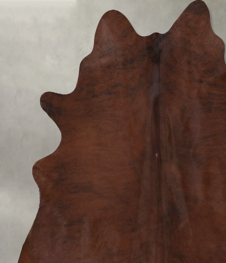 Medium Brindle XX-Large Brazilian Cowhide Rug 7'8"H x 6'10"W #B20675 by Hudson Hides