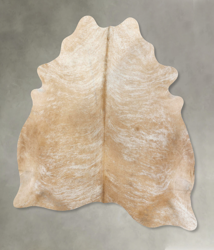 Light Brindle XX-Large Brazilian Cowhide Rug 7'11"H x 6'7"W #B20677 by Hudson Hides
