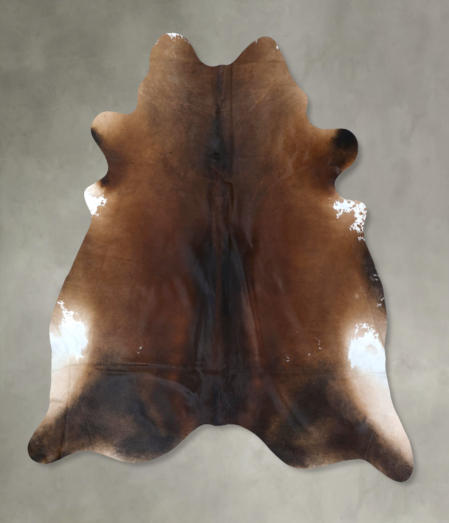Warm Caramel XX-Large Brazilian Cowhide Rug 8'3"H x 7'6"W #B20683 by Hudson Hides