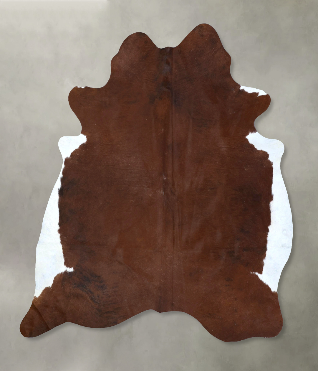 Medium Brindle XX-Large Brazilian Cowhide Rug 7'9"H x 7'0"W #B20684 by