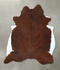 Medium Brindle XX-Large Brazilian Cowhide Rug 7'9