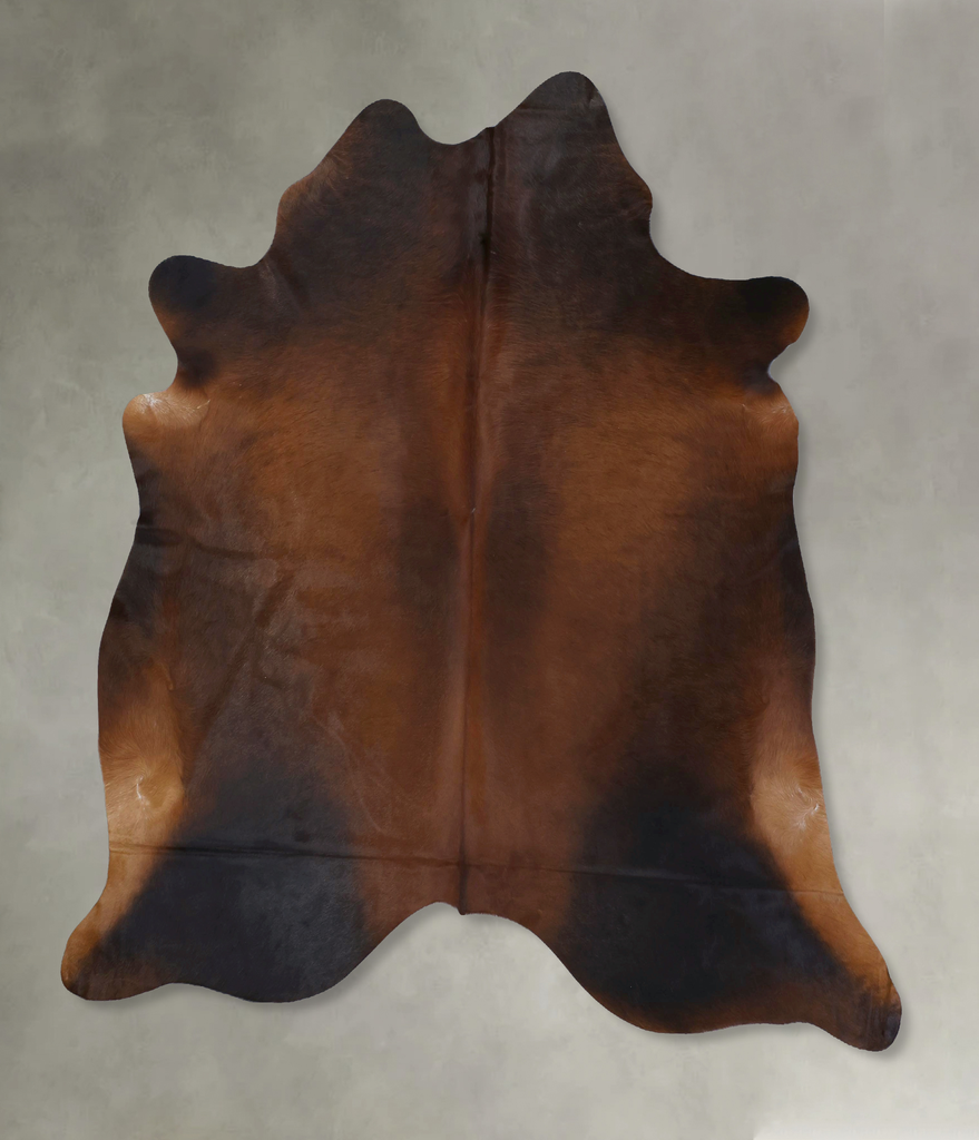 Warm Caramel XX-Large Brazilian Cowhide Rug 7'5"H x 6'10"W #B20693 by Hudson Hides