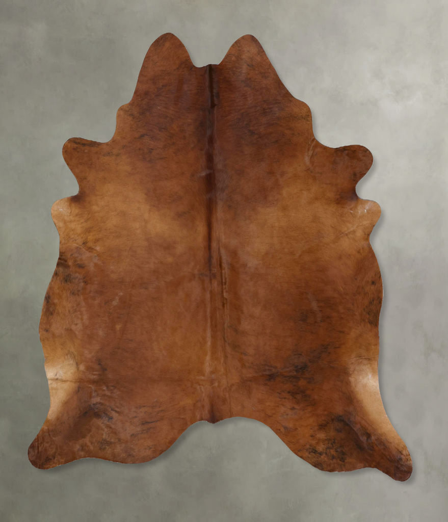 Medium Brindle XX-Large Brazilian Cowhide Rug 7'6"H x 6'10"W #B20698 by Hudson Hides