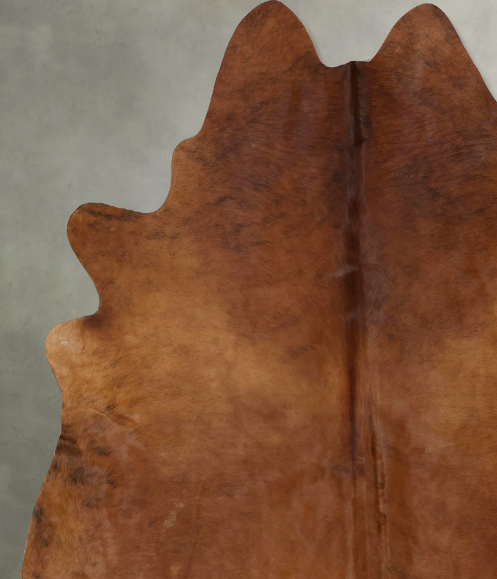 Medium Brindle XX-Large Brazilian Cowhide Rug 7'6"H x 6'10"W #B20698 by Hudson Hides