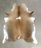 Grey with Beige XX-Large Brazilian Cowhide Rug 7'11